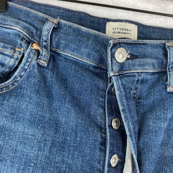 Citizens Of Humanity Jolene High Rise Vintage Slim Jeans Women's 31 Undercurrent - Picture 7 of 15